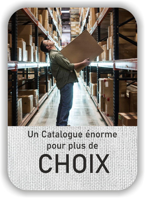 enorme choix de textile à personnaliser
