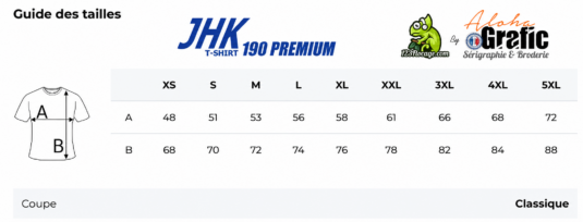 JHK190 taille